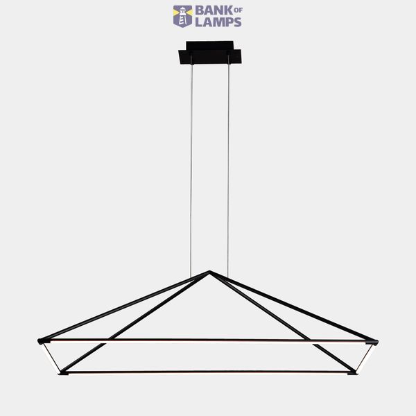 Pendant Tubs 900mm LED 36W 1791lm 3000K Black image 1
