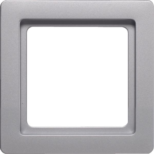 Frame 1gang Q.1 alu velvety, lacquered image 1