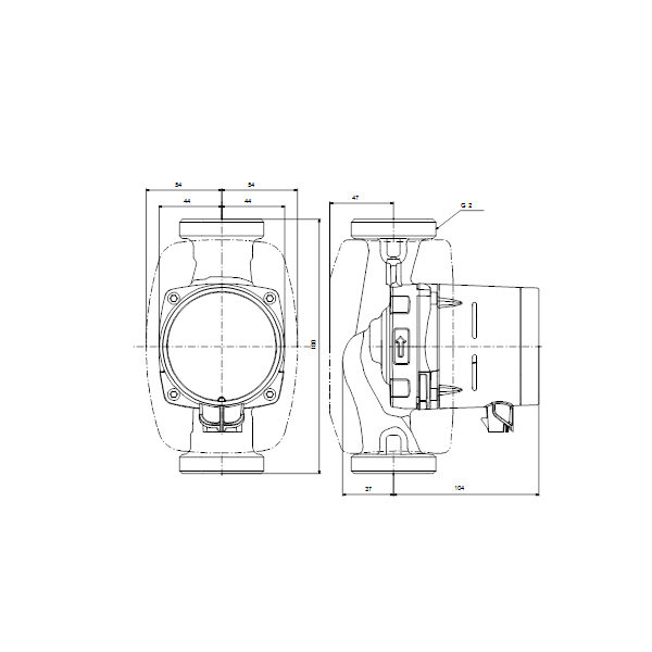 Drinking water circulator pump ALPHA2 32-40 N 180 1x230V 50Hz 6H image 4