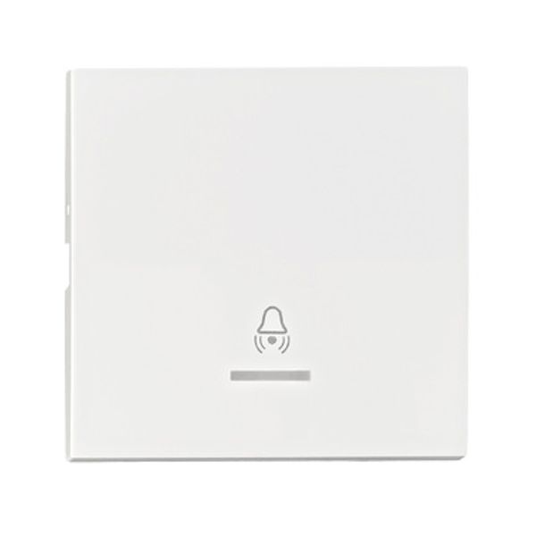 Rocker S 50, tranparent control window, symbol bell, white image 1