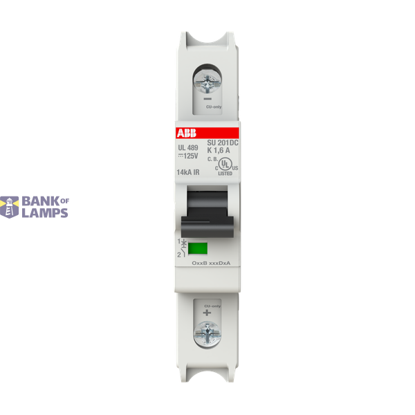 SU201DC-K1.6 Miniature Circuit Breaker image 1