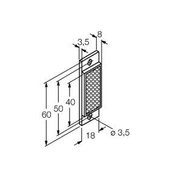 Accessories Reflector   BRT-40X18A image 1