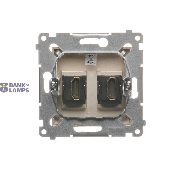 Double surface mouted corner box, anthracite, metalic image 1