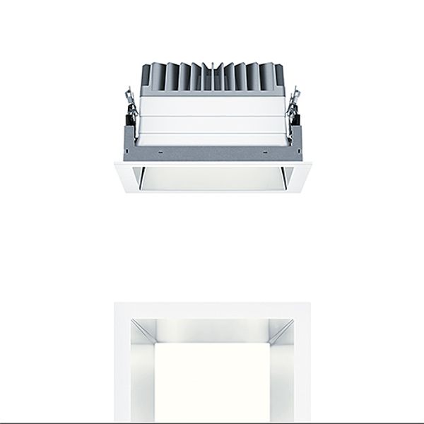 PANOS EVO Q190H 19W 830 LDO AL WH - LED ceiling-recessed luminaire image 1