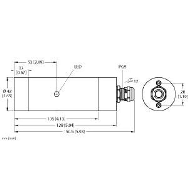 HF Read/Write Head For Explosion Hazardous Areas   TN-R42TC-EX image 2