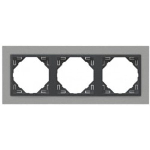 TRIPLE FRAME ALUMINIUM/GRAY image 1