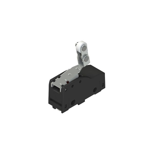 Microswitch with one-way roller lever image 1