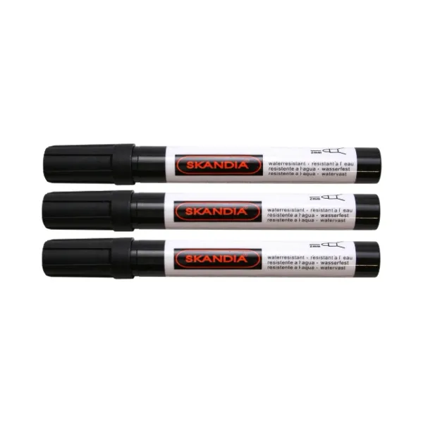 Skandia black marker 3pcs image 1