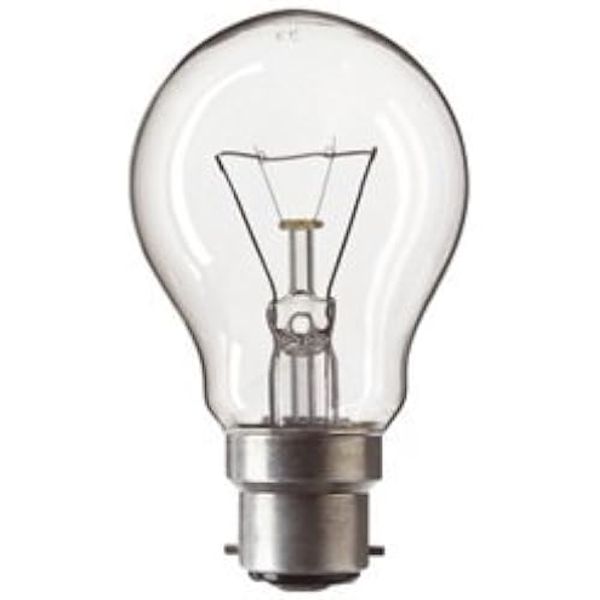 Incandescent Bulb 100W GLS Clear B22 110V image 1