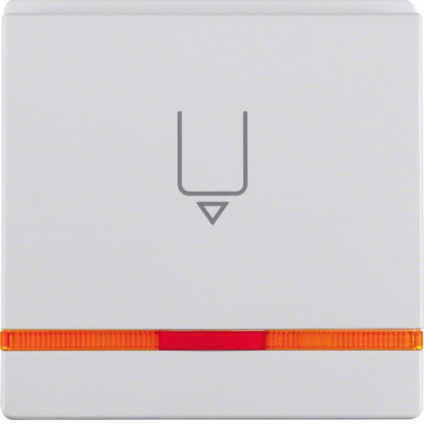 Centre plate imprint f. push-b. f. hotel card, redlens , Q.1/Q.3, p.wh image 1