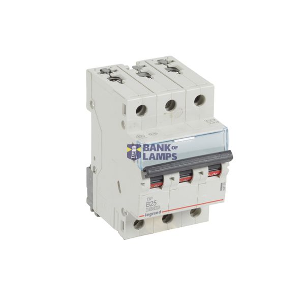 Miniature circuit breaker TX3 3P 25A B-curve 10kA image 2