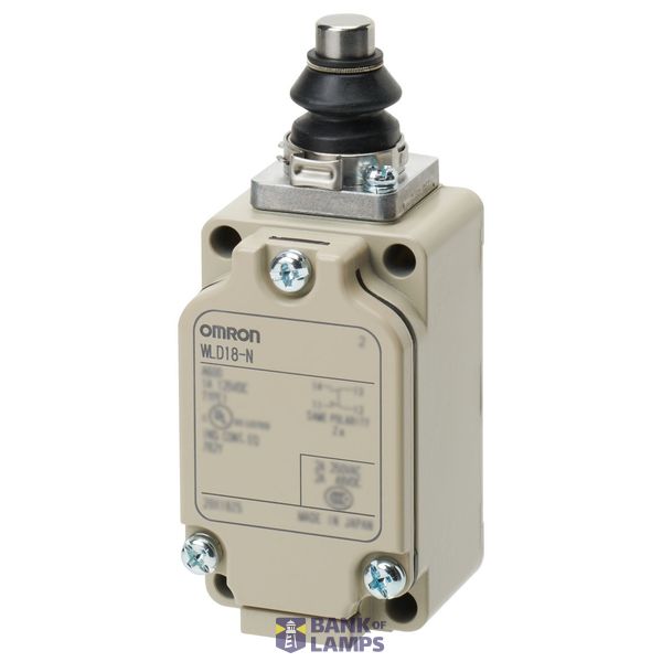 WLN 1160B Limit switch, Plunger: Sealed top-roller plunger, DPDB, G1/2 with ground terminal WLN 1160B image 1