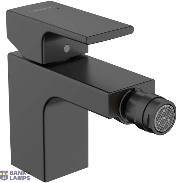 Vernis Shape bidet mixer, with pop-up, matte black image 1