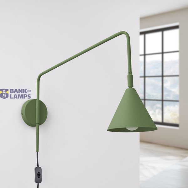 Wall lamp NOX olive green image 3