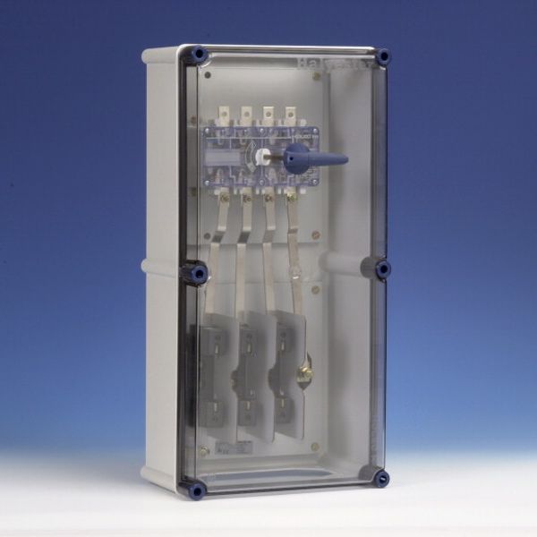 Switch and fuse encl. with DMV 160A sz00 3p+sldN image 1