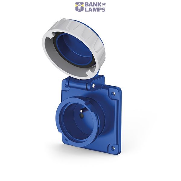 FLUSH-MNT.SOCKET 2P+E 16A 75X75MM FRENCH image 1