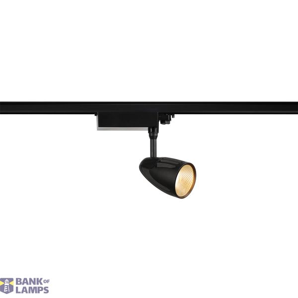SPOT T LED, black, 35W, 3000K, incl. 3-phase adapter image 1