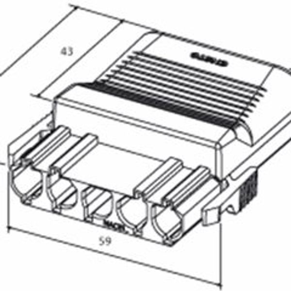 NAC51S.BX2 | Coupler 5-p plug, str-rel, blk, 5/pack image 1