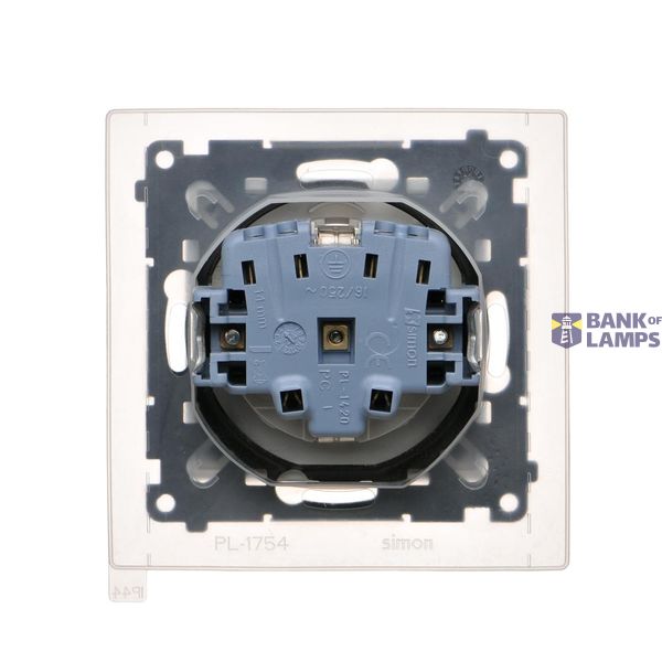 Buttons for the double switch, (rocker), Simon 24, IP20/IP44, white image 1