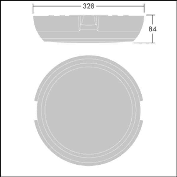 KAT RD SE 1200-830 HF - Wall mounted LED luminaire image 2