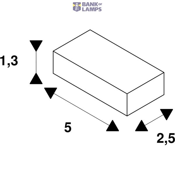 GLENOS industrial profile ceiling-mounted bracket, 2 pcs. image 2