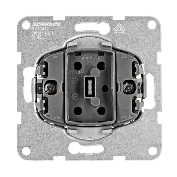 Two-way switch insert, cage clamps image 1