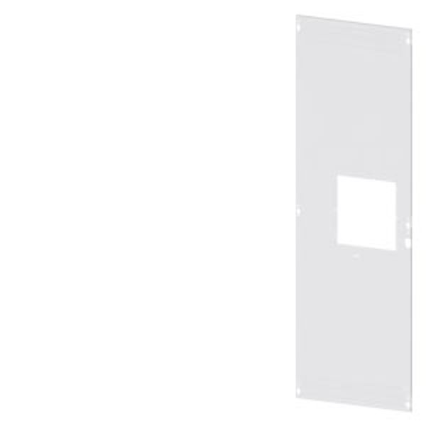 door coupling panel 3WA size 1, (3/4-pole), IP30, hinge: left, lock: twist lever, W: 600 mm image 1
