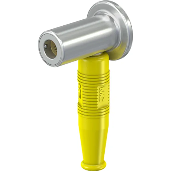6 mm socket, crimp connection, 4.0-6.0 mm², yellow, 15.0010 image 1