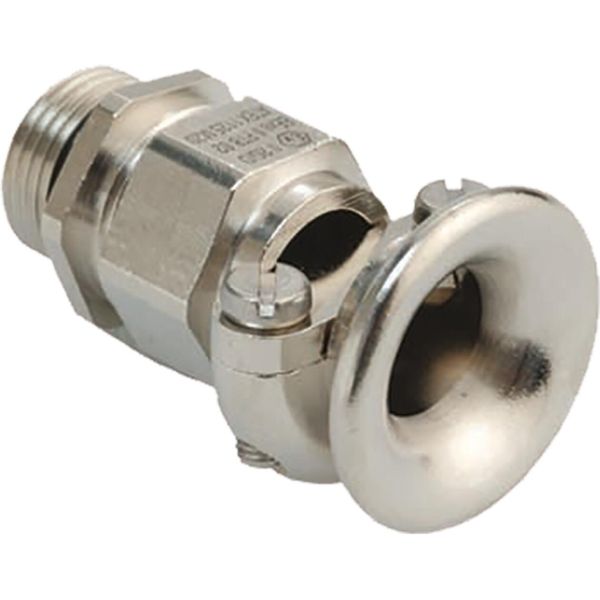 Cable gland Progress brass T+KB M20x1.5 Ex e II cabel Ø 8.0-15.0 mm image 1