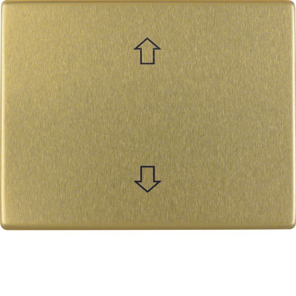Rocker with imprinted symbol arrows, Arsys, gold, metal image 1