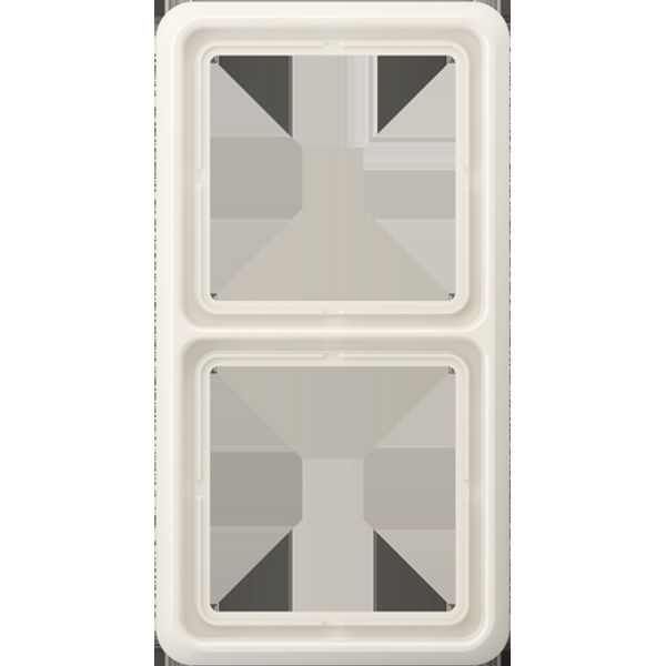 2-gang frame, ivory CD582W image 4