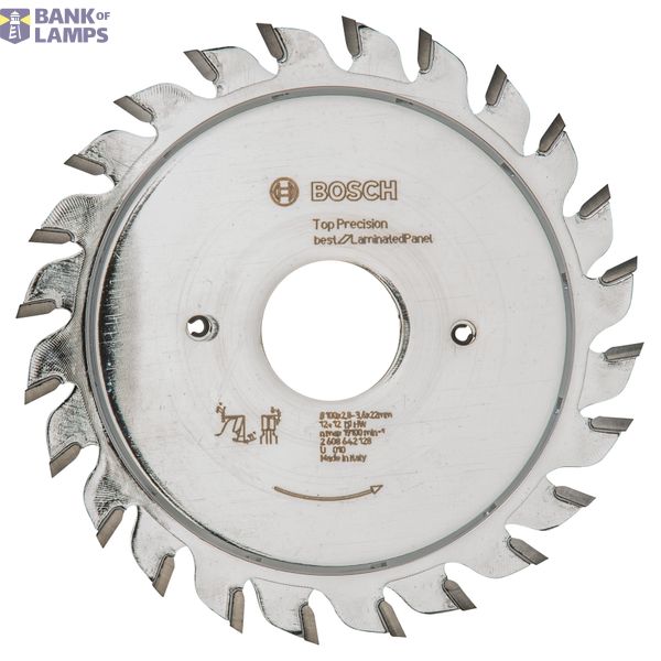 Scoring blade Top Precision Laminated Panel 100 x 22 x 2,8-3,6 mm, 12+12 image 1