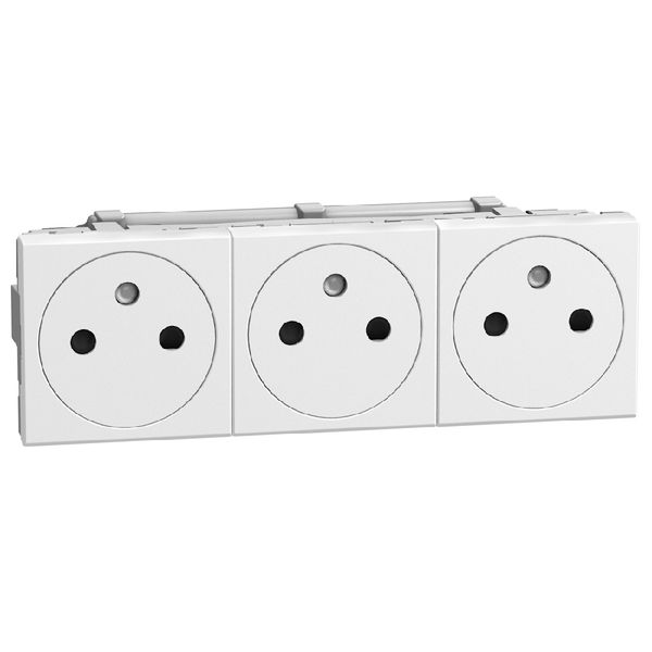 Light Now - socket french triplex white image 1