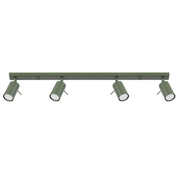 RING CEILING LAMP 4L OLIVE GREEN 4XGU10 image 1