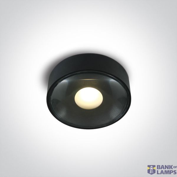 BLACK AC SMD 6W WW IP65 230V DIMMABLE image 1