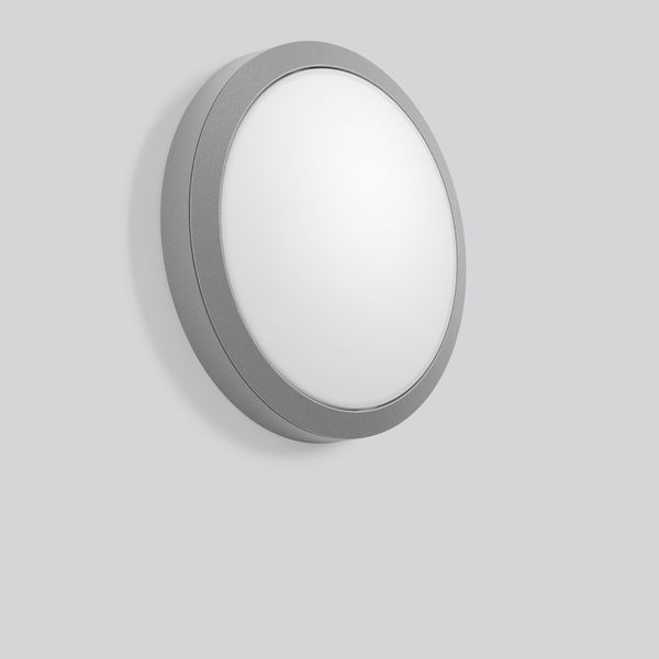 ROUNDED, 10 W, 820 lm, 830, 840, silver, on/off Ceiling and wall lumin image 1