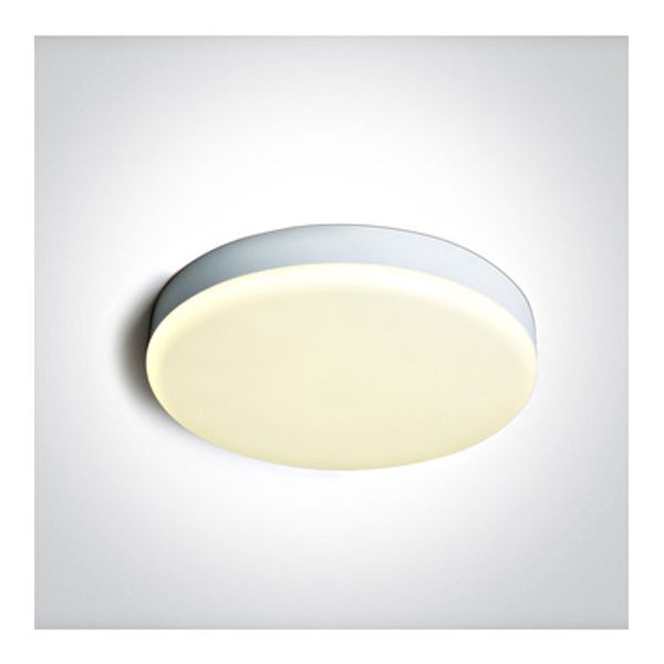 67220A/W/V WHITE PLAFO 26W CCTV IP65 230V image 1