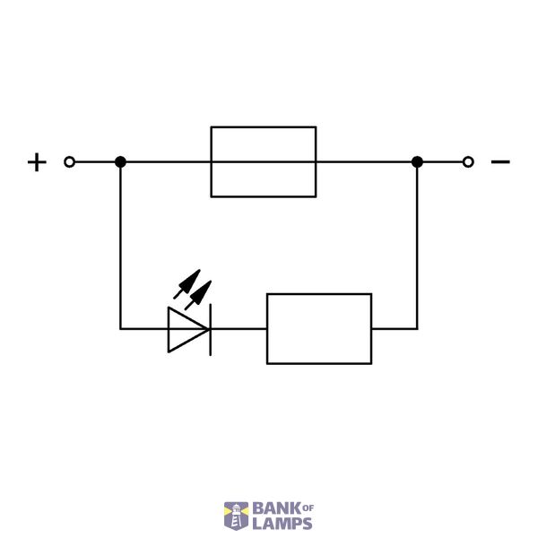 2-conductor fuse terminal block for mini-automotive blade-style fuses image 2