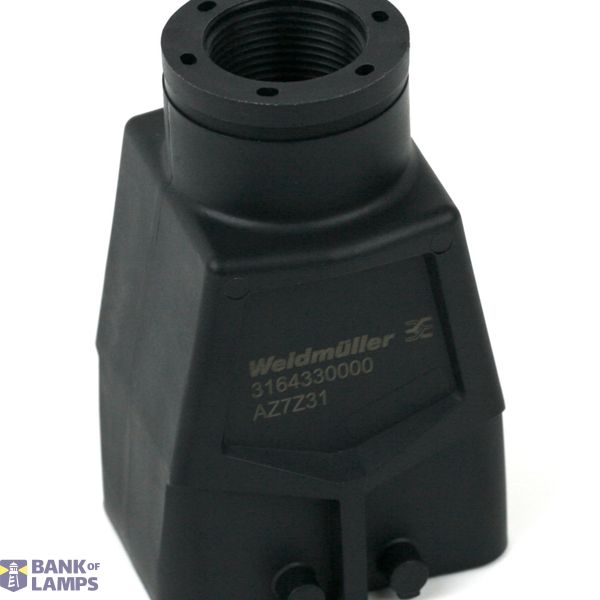 Housing industry connectors, Cable entry from top, Plug housing, Side- image 1