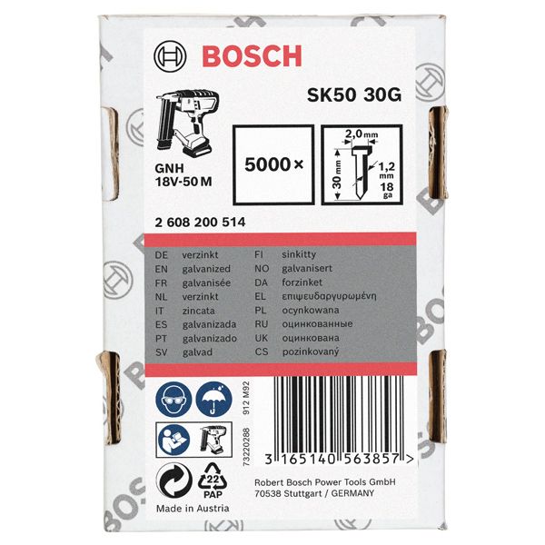 Brad SK50 30G 1.2 mm, 30 mm, galvanised image 3