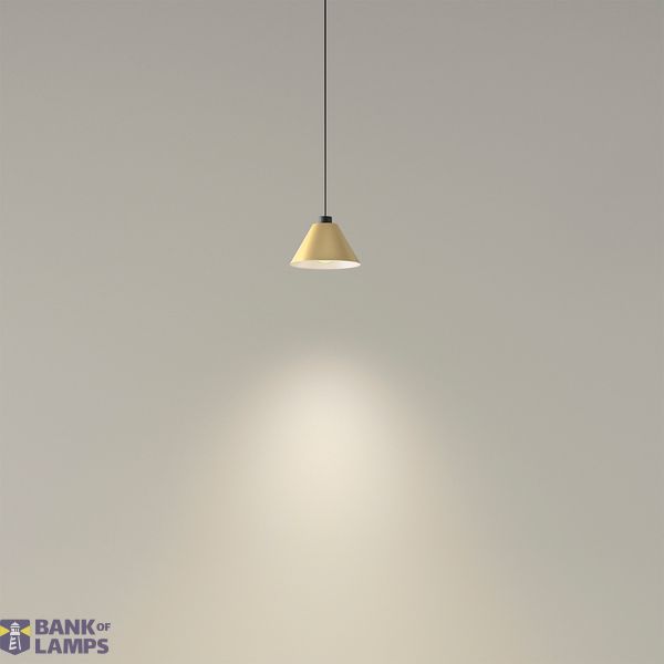 Pendant Deltatrack Conic Cable 670mm E27 40W Black image 1