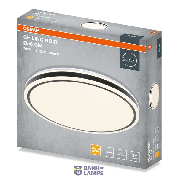 CEILING NOIR RD 72W 830 IP20 BK OSRAM image 2