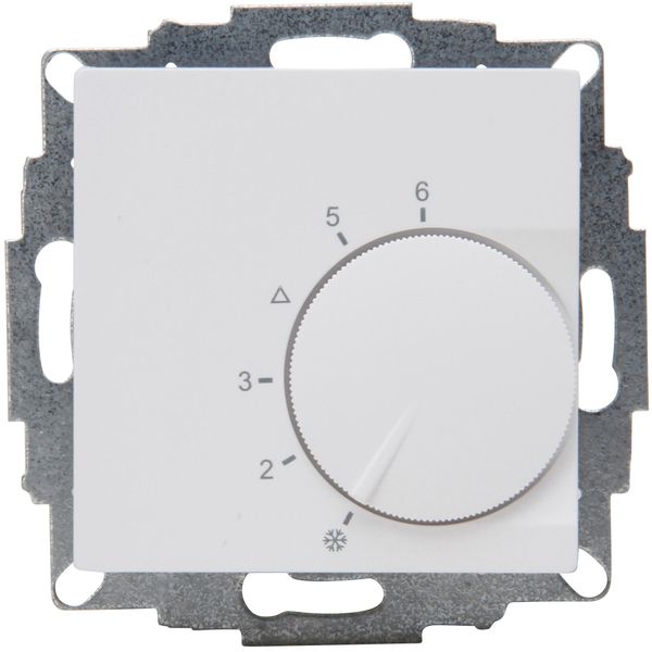 HK07 Room thermostat break contact, 2300 W, arctic white matt image 1