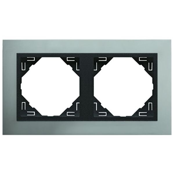 DOUBLE FRAME ALUMINIUM/GRAY image 1