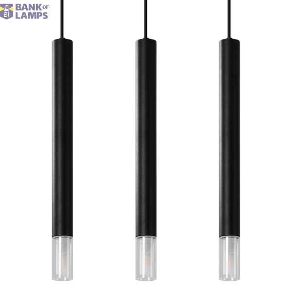 HANGING LAMP WEZYR 3 BLACK G9 3X40W IP20 image 3