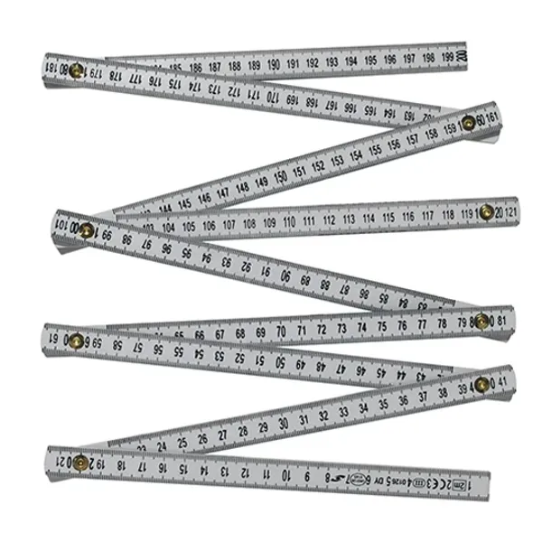 Skandia measering ruler white 2m image 1