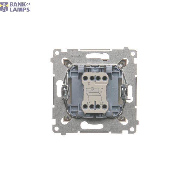 HDMI 2.1 socket + computer socket RJ45 cat.6, module, champagne matt, HDMI Standard: HDMI 2.1 image 1