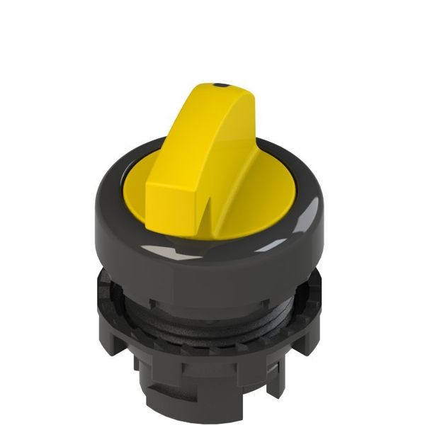 Long handle selector, 2 positions yellow with marking image 1