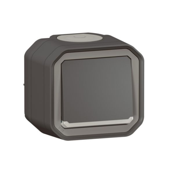 PLEXO PUSH BUTTON NO CONTACT LOCATOR - ANTHRACITE - SURFACE image 1