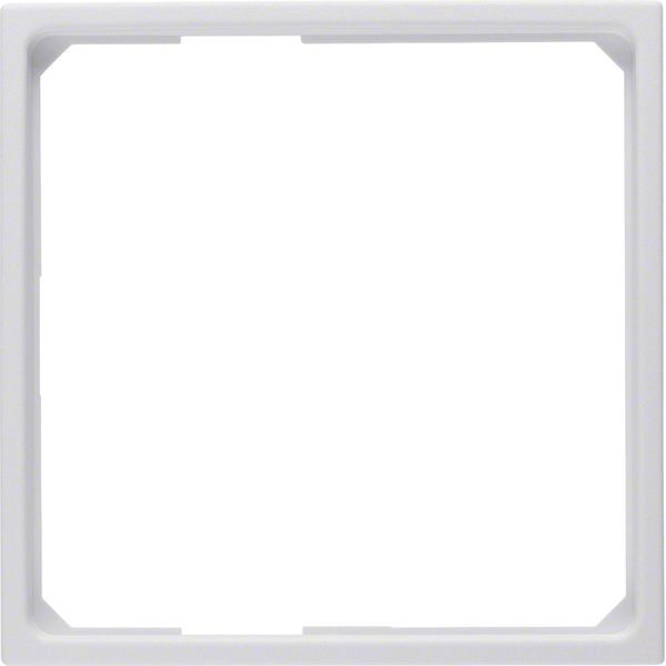 Adapter ring for centre plate 50 x 50 mm, S.1/B.3/B.7, p. white, matt, image 1